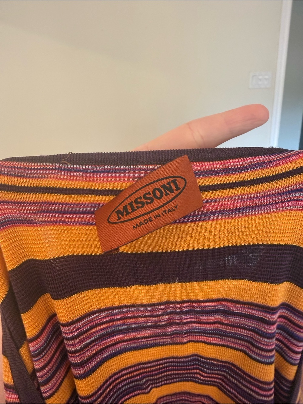 Vintage Missoni Striped Knit V-Neck Top Made in Italy Y2K - Picture 7 of 7